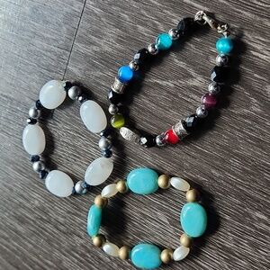 🌸 Beaded Bracelets Set